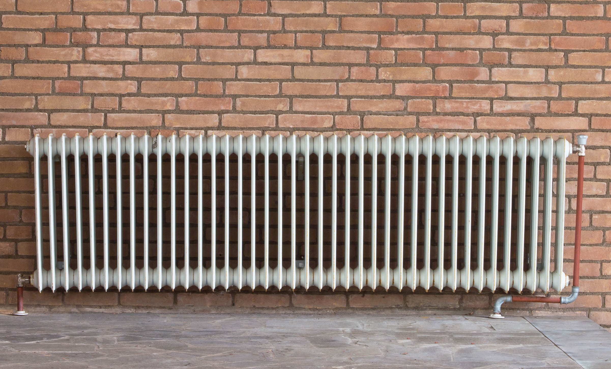 Old radiator heating