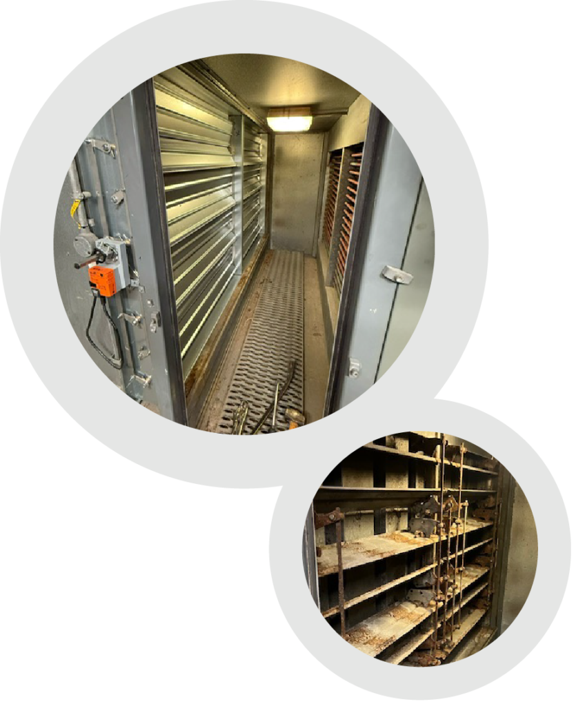 HVAC Install before and after